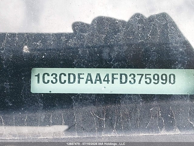 Aukcja sprzedaży 2015 Dodge Dart Se, vin: 1C3CDFAA4FD375990, numer aukcji: 12657478