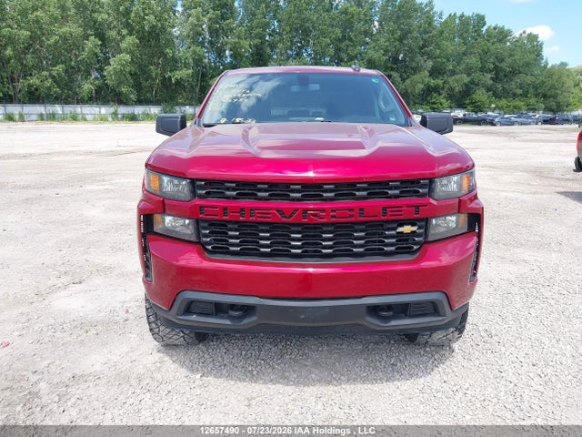 2021 Chevrolet Silverado K1500 Custom მანქანა იყიდება აუქციონზე, vin: 1GCUYBEF1MZ326989, აუქციონის ნომერი: 12657490