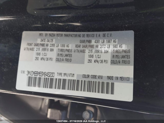 Mazda Cx-30 Select 2025 3MVDMBBM6SM846200 Image 9