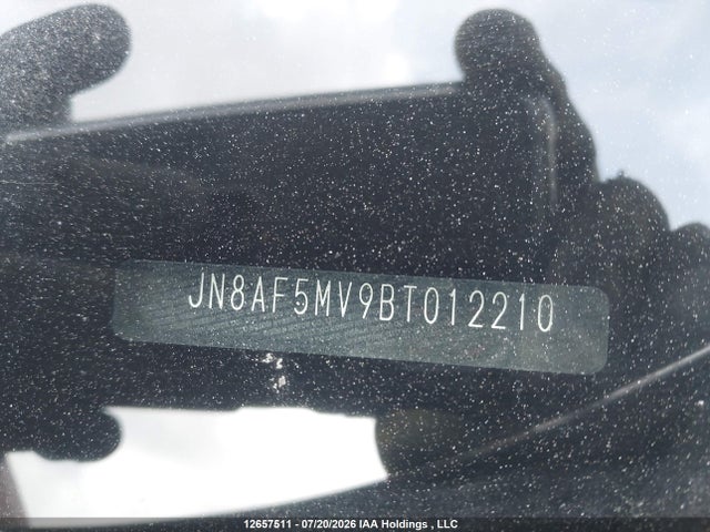 12657511 :رقم المزاد ، JN8AF5MV9BT012210 vin ، 2011 Nissan Juke Sv مزاد بيع