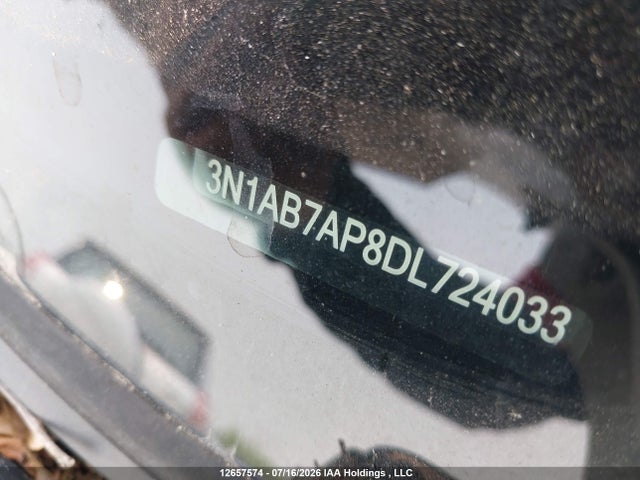 12657574 :رقم المزاد ، 3N1AB7AP8DL724033 vin ، 2013 Nissan Sentra S/sv/sr/sl مزاد بيع