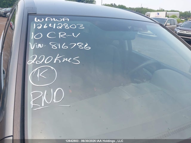 12642803 :رقم المزاد ، 5J6RE4H3XAL816786 vin ، 2010 Honda Cr-v Lx مزاد بيع