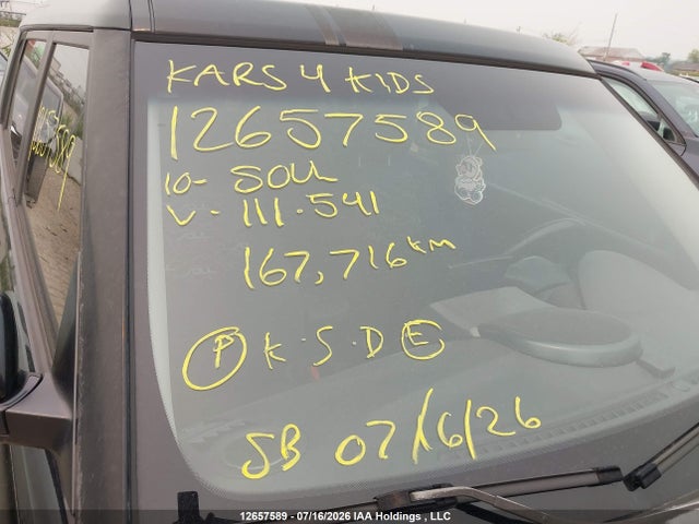 Aukcja sprzedaży 2010 Kia Soul, vin: KNDJT2A26A7111541, numer aukcji: 12657589