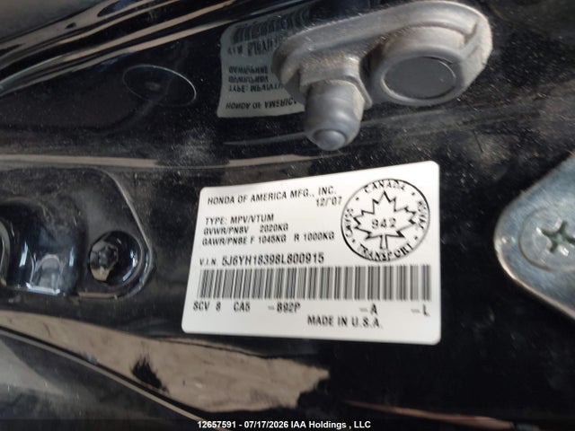 Продаж на аукціоні авто 2008 Honda Element Lx, vin: 5J6YH18398L800915, номер лоту: 12657591