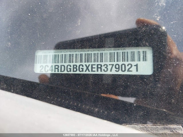 Продажа на аукционе авто 2014 Dodge Grand Caravan Se/sxt, vin: 2C4RDGBGXER379021, номер лота: 12657593