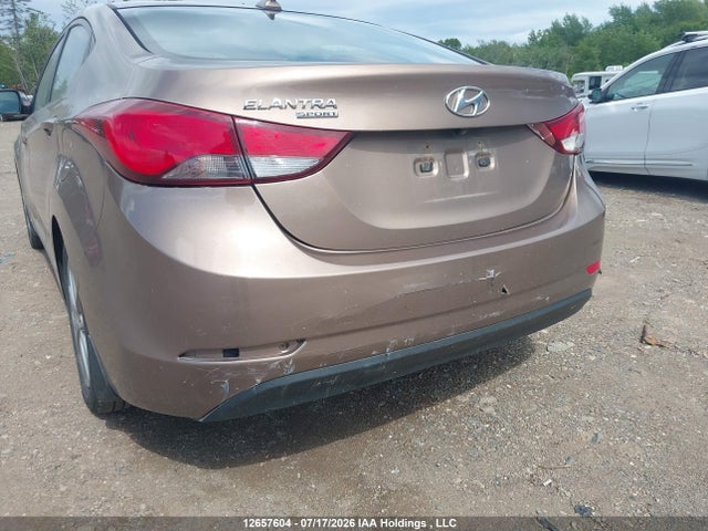 12657604 :رقم المزاد ، KMHDH4AE9GU626933 vin ، 2016 Hyundai Elantra Sport Appearance مزاد بيع