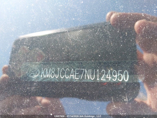 Aukcja sprzedaży 2022 Hyundai Tucson Sel, vin: KM8JCCAE7NU124950, numer aukcji: 12657608