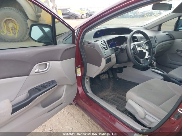 Продажа на аукционе авто 2012 Honda Civic Lx, vin: 2HGFB2F49CH043666, номер лота: 12657611