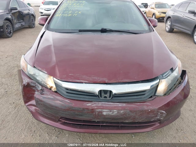 Продажа на аукционе авто 2012 Honda Civic Lx, vin: 2HGFB2F49CH043666, номер лота: 12657611