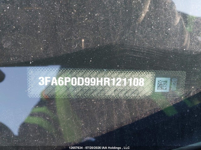 12657634 :رقم المزاد ، 3FA6P0D99HR121108 vin ، 2017 Ford Fusion Titanium مزاد بيع
