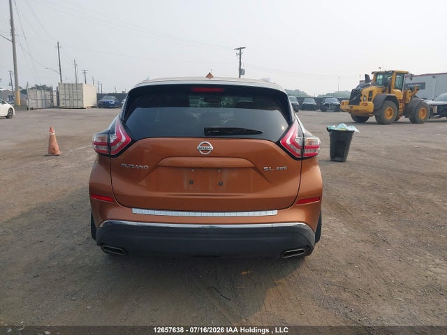 12657638 :رقم المزاد ، 5N1AZ2MHXFN245627 vin ، 2015 Nissan Murano S/sl/sv/platinum مزاد بيع
