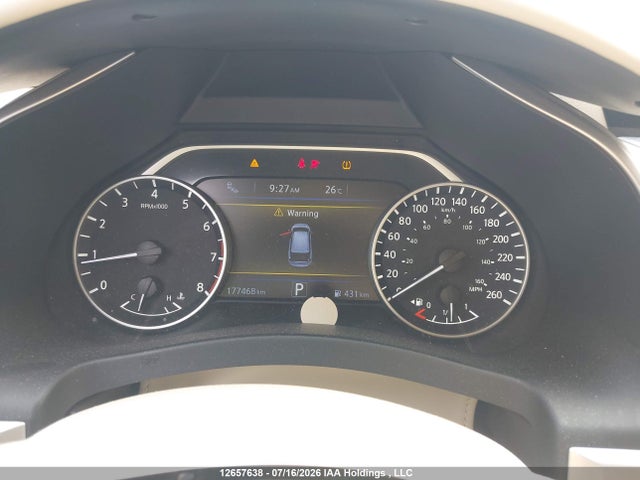 12657638 :رقم المزاد ، 5N1AZ2MHXFN245627 vin ، 2015 Nissan Murano S/sl/sv/platinum مزاد بيع