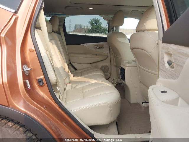 12657638 :رقم المزاد ، 5N1AZ2MHXFN245627 vin ، 2015 Nissan Murano S/sl/sv/platinum مزاد بيع