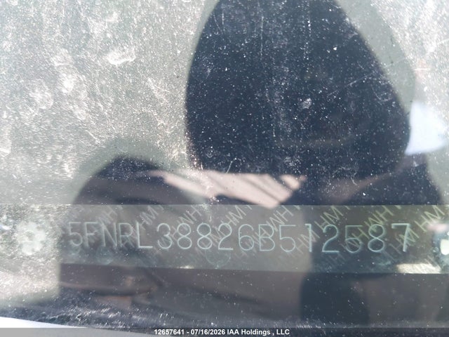 2006 Honda Odyssey მანქანა იყიდება აუქციონზე, vin: 5FNRL38826B512587, აუქციონის ნომერი: 12657641