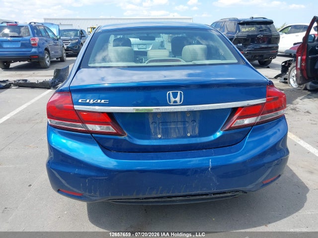 Продаж на аукціоні авто 2013 Honda Civic Lx, vin: 2HGFB2F44DH001018, номер лоту: 12657659