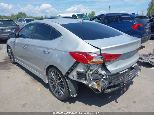 Продаж на аукціоні авто 2018 Hyundai Elantra Sport Tech, vin: KMHD04LB6JU460226, номер лоту: 12657678