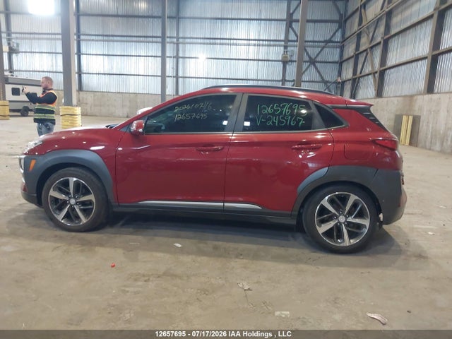 12657695 :رقم المزاد ، KM8K3CA54KU245967 vin ، 2019 Hyundai Kona 1.6t Trend مزاد بيع