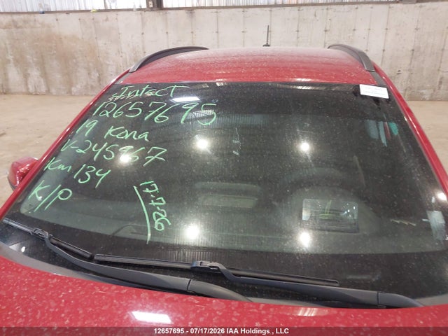 12657695 :رقم المزاد ، KM8K3CA54KU245967 vin ، 2019 Hyundai Kona 1.6t Trend مزاد بيع