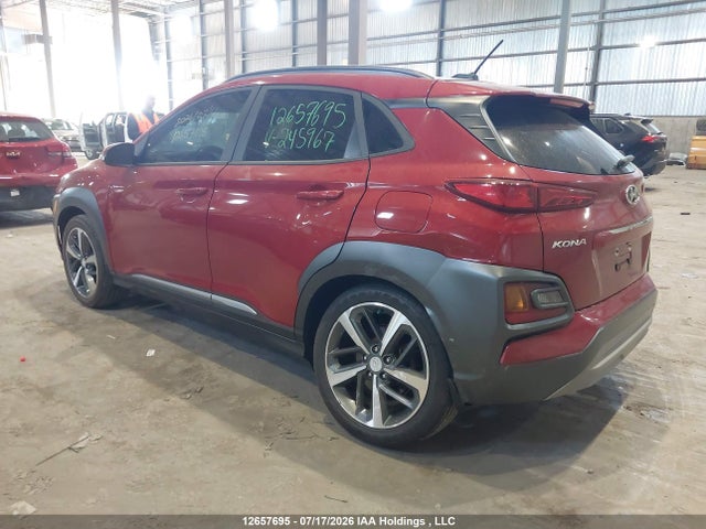 12657695 :رقم المزاد ، KM8K3CA54KU245967 vin ، 2019 Hyundai Kona 1.6t Trend مزاد بيع