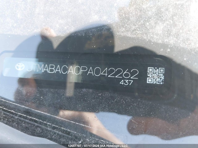 12657707 :رقم المزاد ، JTMABACA0PA042262 vin ، 2023 Toyota Bz4x Xle مزاد بيع