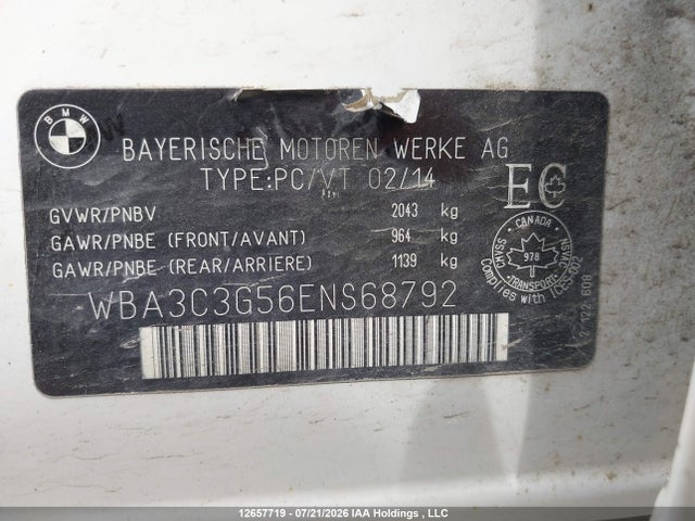 BMW 320i Xdrive 2014 WBA3C3G56ENS68792 Image 18
