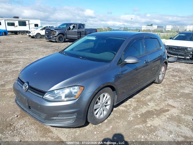 2015 Volkswagen Golf მანქანა იყიდება აუქციონზე, vin: 3VW117AU0FM072637, აუქციონის ნომერი: 12657783