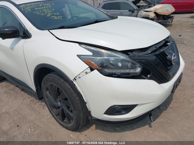 5N1AZ2MHXJN118918 Nissan Murano S/sl/sv/platinum