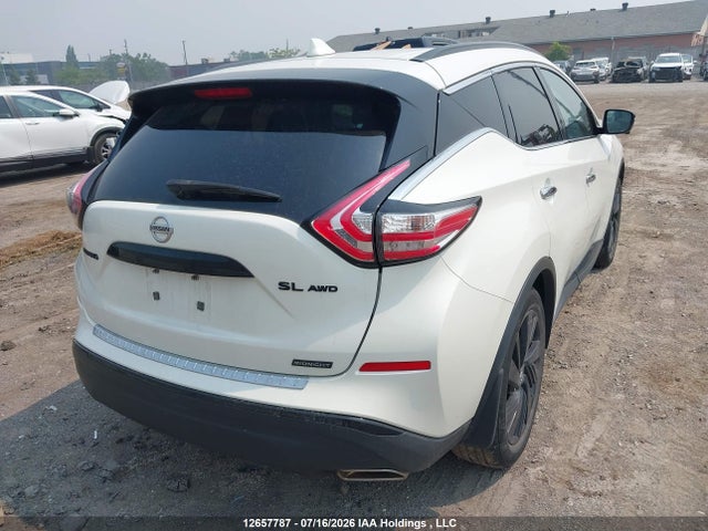 5N1AZ2MHXJN118918 Nissan Murano S/sl/sv/platinum