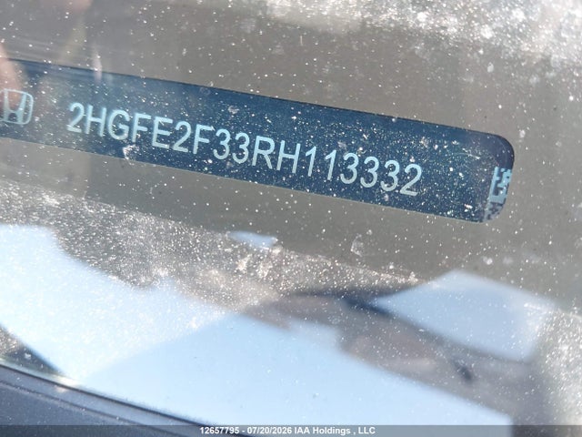 Aukcja sprzedaży 2024 Honda Civic Ex 4dr, vin: 2HGFE2F33RH113332, numer aukcji: 12657795
