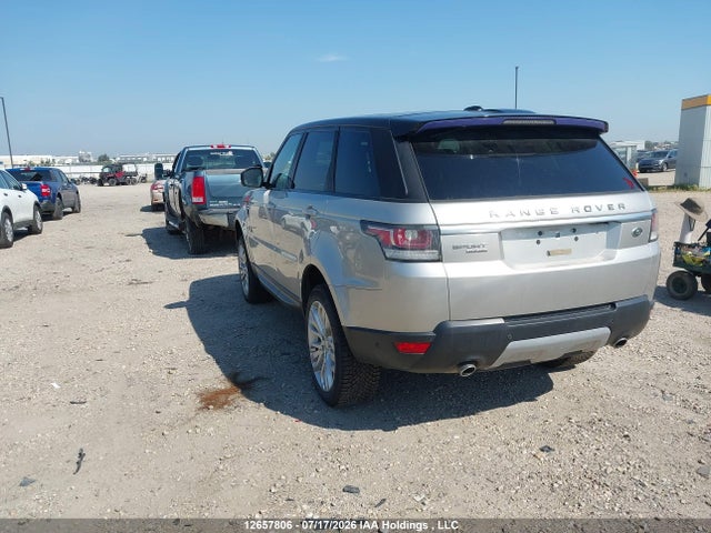Aukcja sprzedaży 2016 Land Rover Range Rover Sport Diesel Td6 Hse, vin: SALWR2KFXGA550493, numer aukcji: 12657806