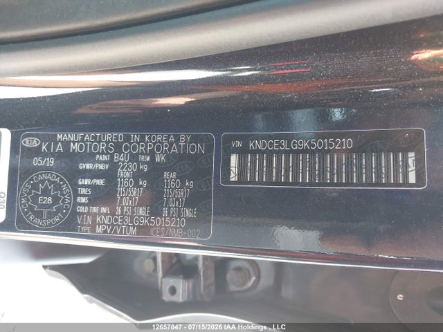 KIA NIRO EV 2019 KNDCE3LG9K5015210 Image 9