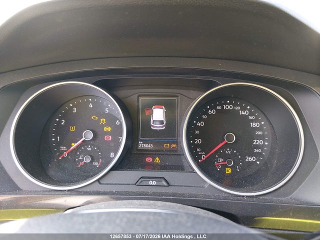 Aukcja sprzedaży 2018 Volkswagen Tiguan Comfortline, vin: 3VV2B7AX0JM107878, numer aukcji: 12657853
