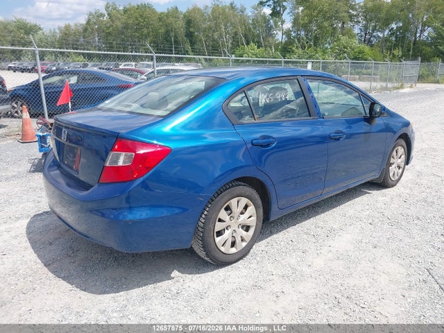 Продажа на аукционе авто 2012 Honda Civic Lx, vin: 2HGFB2E43CH013628, номер лота: 12657875