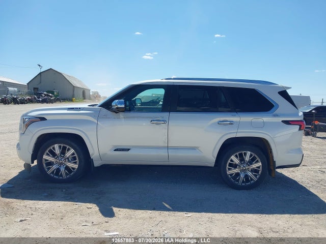 12657883 :رقم المزاد ، 7SVAAABA8SX061433 vin ، 2025 Toyota Sequoia Platinum مزاد بيع