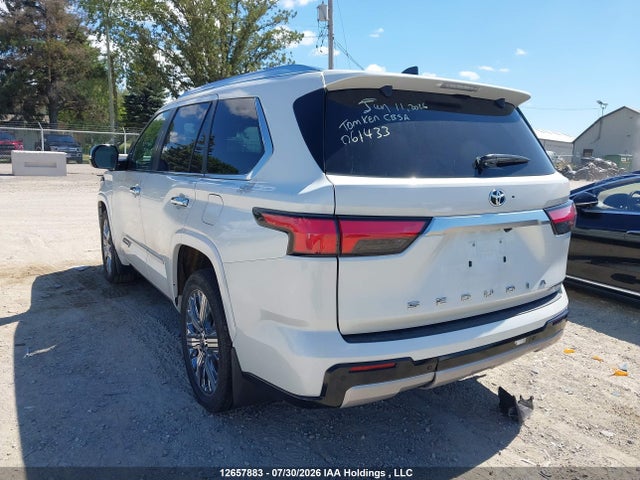 12657883 :رقم المزاد ، 7SVAAABA8SX061433 vin ، 2025 Toyota Sequoia Platinum مزاد بيع