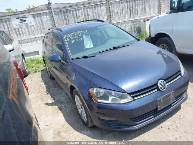 2015 Volkswagen Golf Sportwagen S მანქანა იყიდება აუქციონზე, vin: 3VWA17AU2FM511417, აუქციონის ნომერი: 12657891