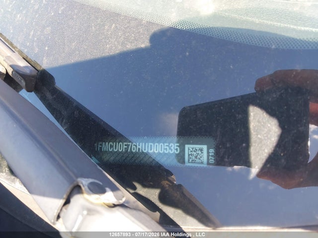 12657893 :رقم المزاد ، 1FMCU0F76HUD00535 vin ، 2017 Ford Escape S مزاد بيع