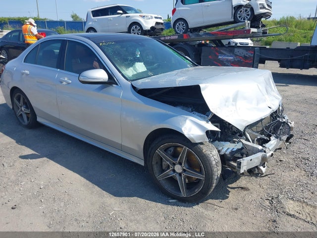 12657901 :رقم المزاد ، 55SWF4KB7FU046917 vin ، 2015 Mercedes-benz C 300 4matic مزاد بيع
