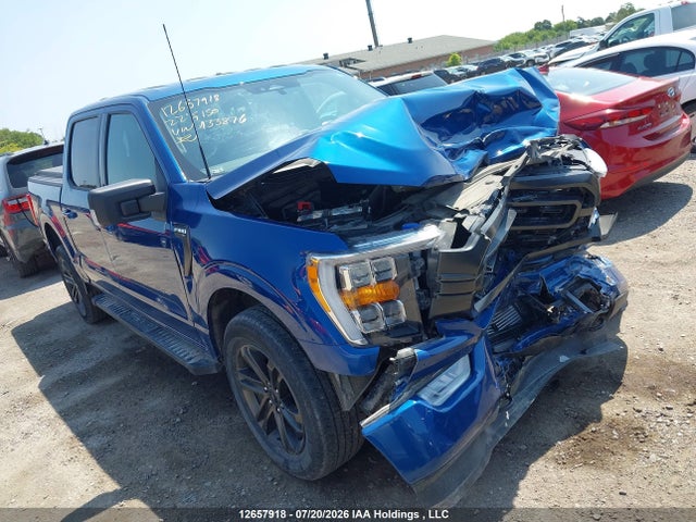 Продажа на аукционе авто 2022 Ford F150 Supercrew, vin: 1FTEW1EP2NFA33876, номер лота: 12657918