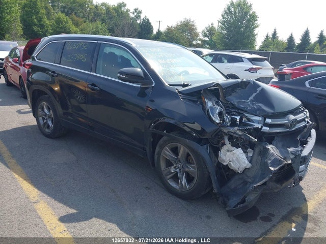 Auction sale of the 2017 Toyota Highlander Limited, vin: 5TDDZRFH3HS357805, lot number: 12657932
