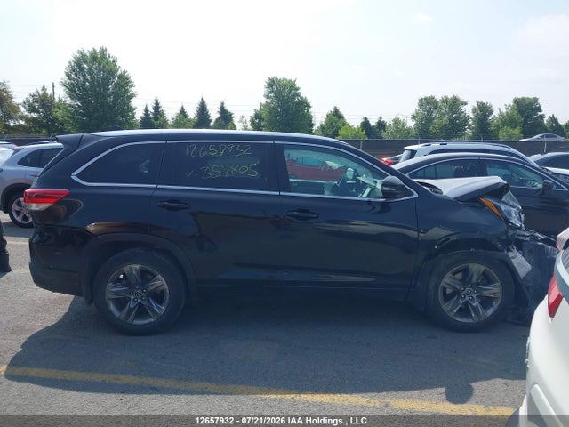2017 Toyota Highlander Limited მანქანა იყიდება აუქციონზე, vin: 5TDDZRFH3HS357805, აუქციონის ნომერი: 12657932