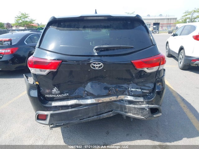 2017 Toyota Highlander Limited მანქანა იყიდება აუქციონზე, vin: 5TDDZRFH3HS357805, აუქციონის ნომერი: 12657932