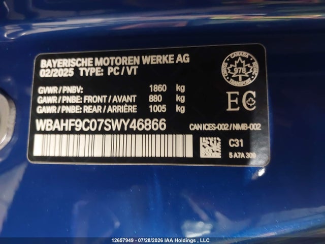 WBAHF9C07SWY46866 BMW Z4 M40I