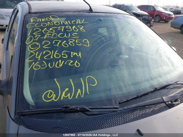 12657968 :رقم المزاد ، 1FAFP37N97W276859 vin ، 2007 Ford Focus Ses مزاد بيع