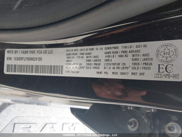 RAM 1500 Rebel 2025 1C6SRFLP0SN624159 Image 20