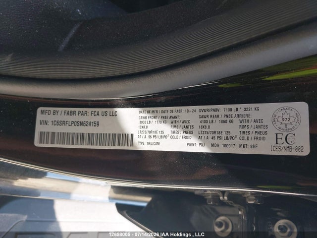 RAM 1500 Rebel 2025 1C6SRFLP0SN624159 Image 9