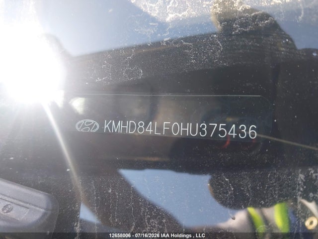 12658006 :رقم المزاد ، KMHD84LF0HU375436 vin ، 2017 Hyundai Elantra Se/value/limited مزاد بيع