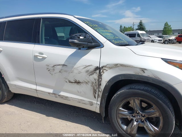 Aukcja sprzedaży 2017 Toyota Highlander Limited/ltd Platinum, vin: 5TDDZRFH2HS408016, numer aukcji: 12658021