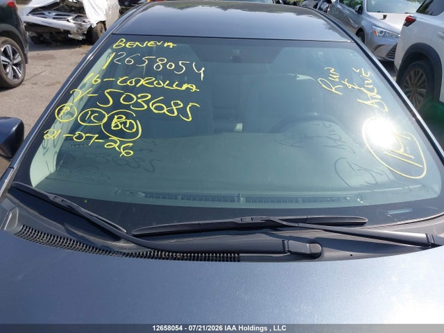 12658054 :رقم المزاد ، 2T1BURHE5GC503685 vin ، 2016 Toyota Corolla Le مزاد بيع