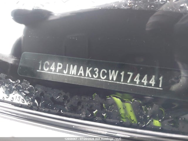 2012 Jeep Liberty Sport მანქანა იყიდება აუქციონზე, vin: 1C4PJMAK3CW174441, აუქციონის ნომერი: 12658067
